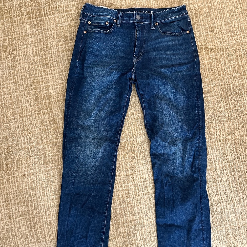 American Eagle Men's Relaxed Straight Jeans 32x34